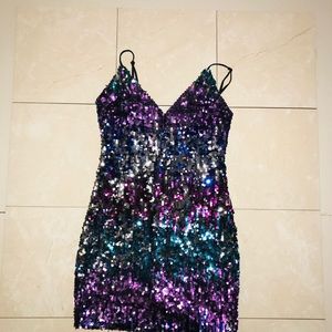 Sequin short party dress